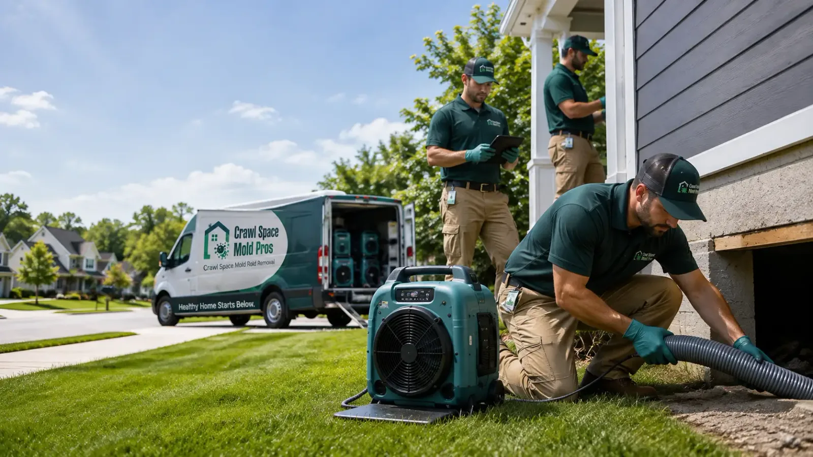 Crawl Space Mold Removal in South Gate, CA